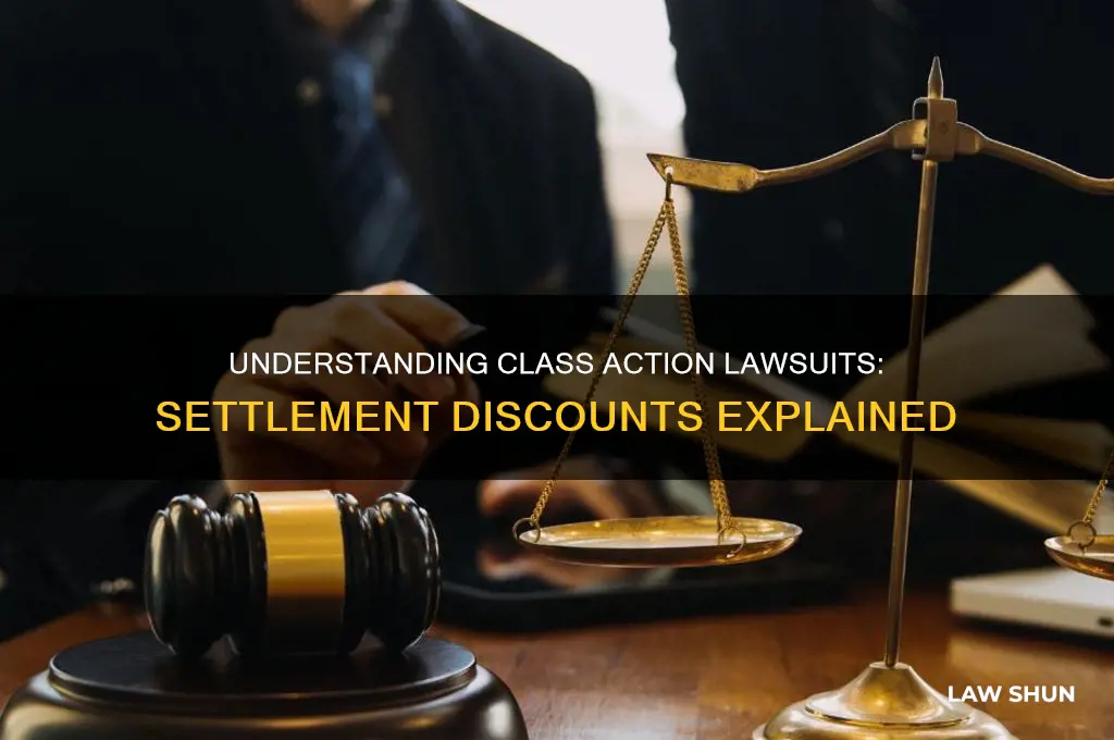 what is class action law suit settlement discount