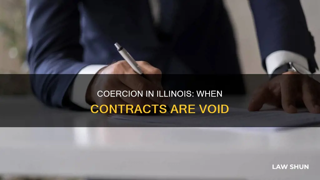 what is coersion in illinois contract law