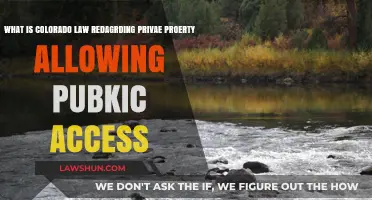 Colorado's Private Property Laws: Public Access Rights Explained