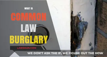 Burglary Basics: Common Law Explained