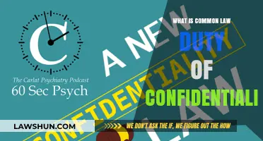 Understanding Confidentiality in Common Law