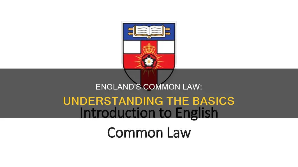 what is common law in england