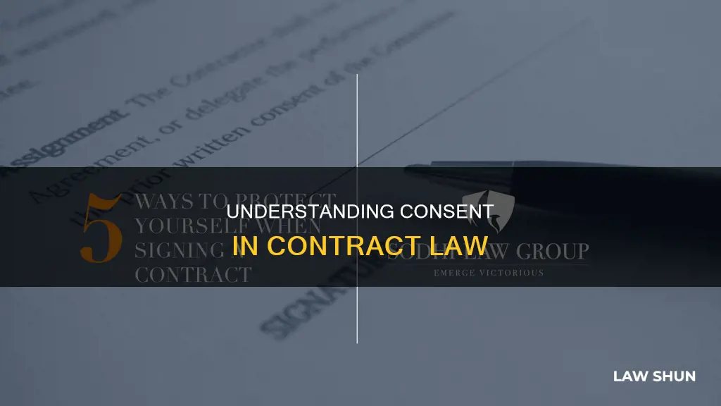 what is consent in contract law