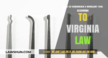 Understanding Virginia Law: Defining Burglary Tools and Legal Implications