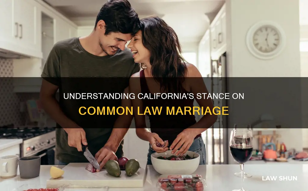 what is considered common law marriage in california