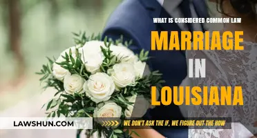 Louisiana's Unique Take on Common Law Marriage