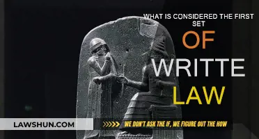 The First Written Laws: Ancient Code of Hammurabi