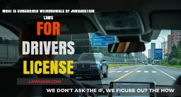 Jurisdictional Laws: Understanding Driver's License Withdrawal Conditions