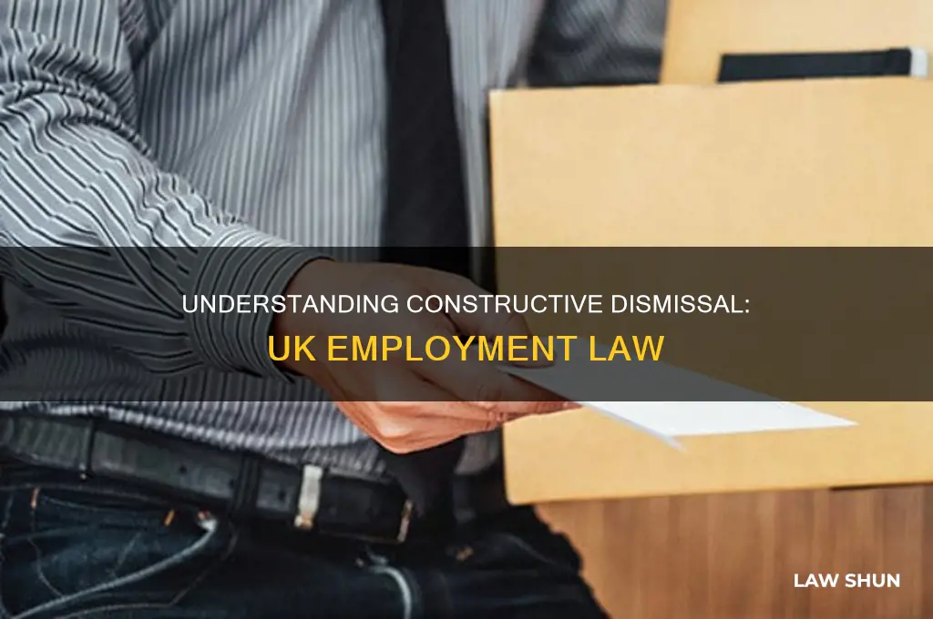 what is constructive dismissal uk law
