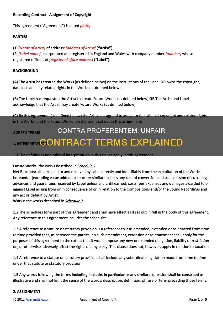 what is contra proferentem in contract law