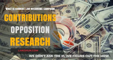 Campaign Contributions and Opposition Research: Current Legal Boundaries Explained