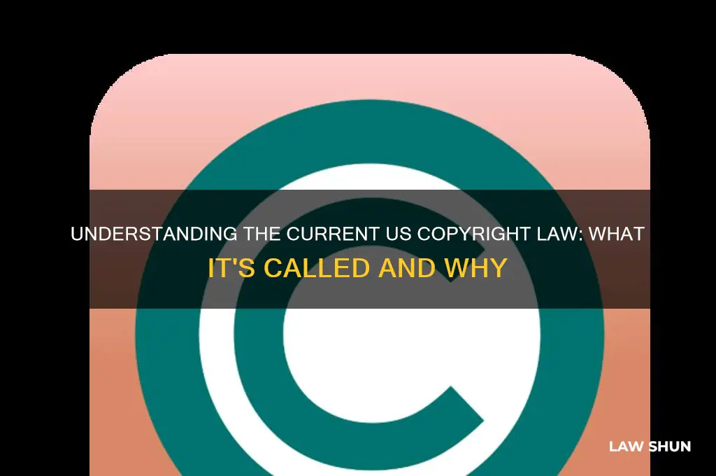 what is current us copyright law referred to