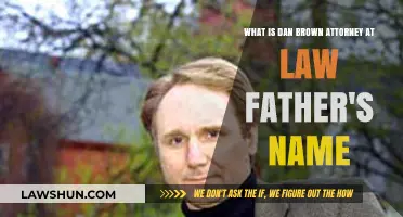 Dan Brown Attorney at Law: Unveiling His Father's Identity