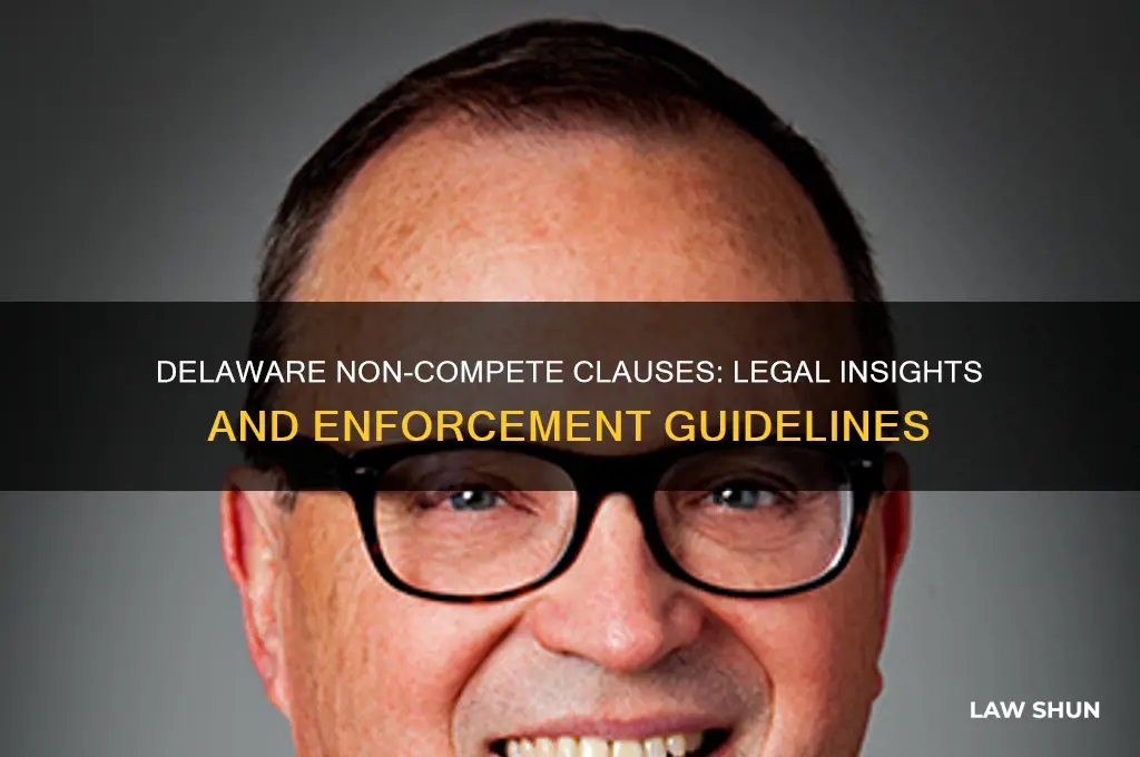 what is deleware law regarding non competition clauses