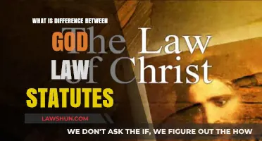 God's Law vs. Statutes: What's the Difference?