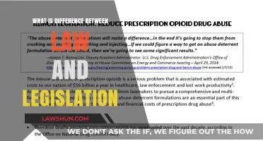 Legislation vs. Law: What's the Difference?