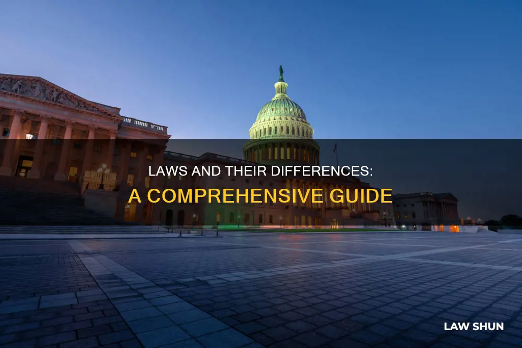 what is difference in law