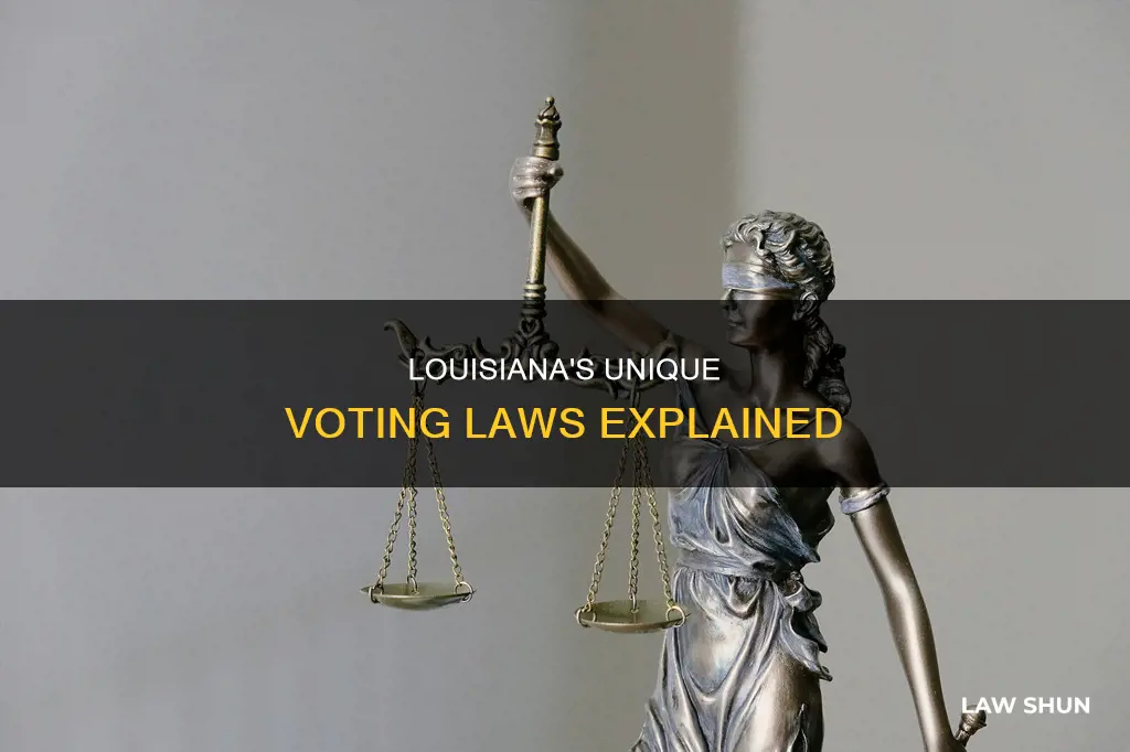 what is different about louisiana law vote