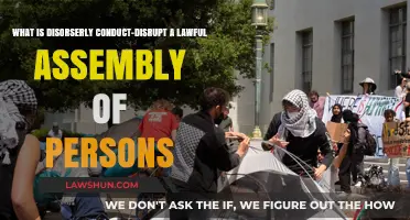 Understanding Disruptive Conduct: What Constitutes Unlawful Assembly Disruption?