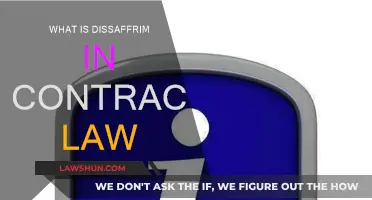 Understanding Disaffirmation in Contract Law