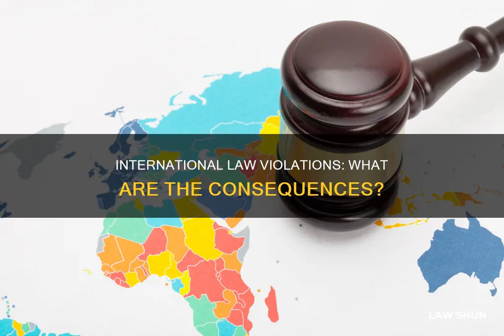 what is done once someone breaks an international law