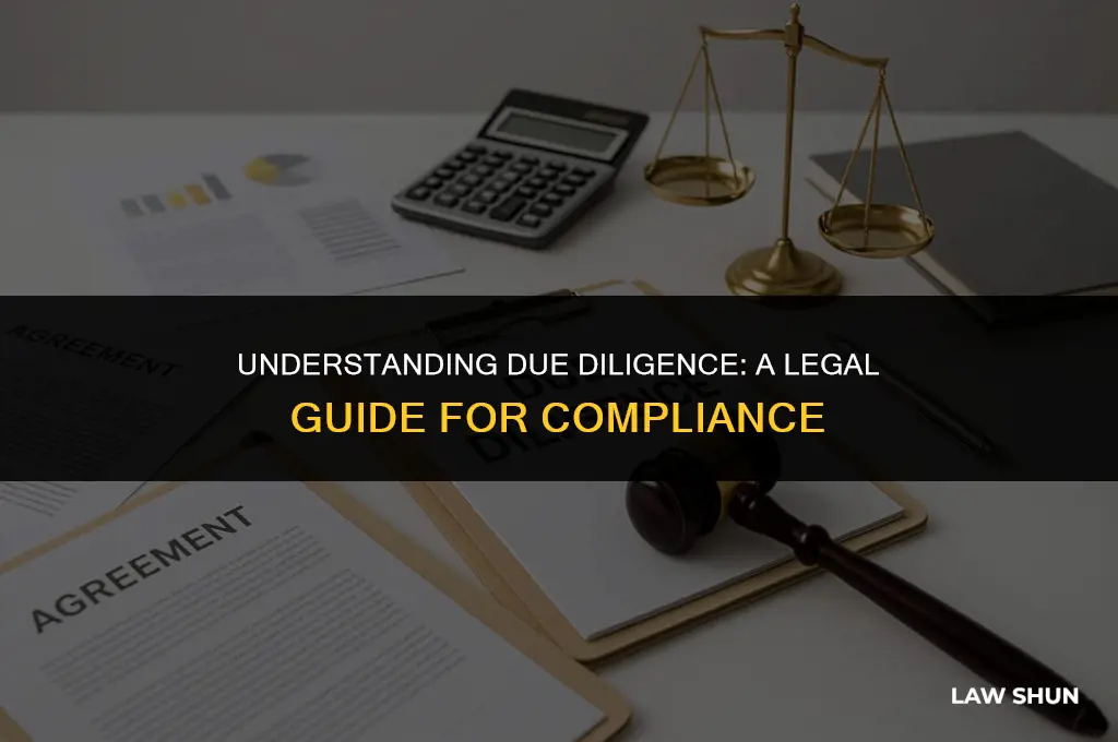 what is due diligence in law