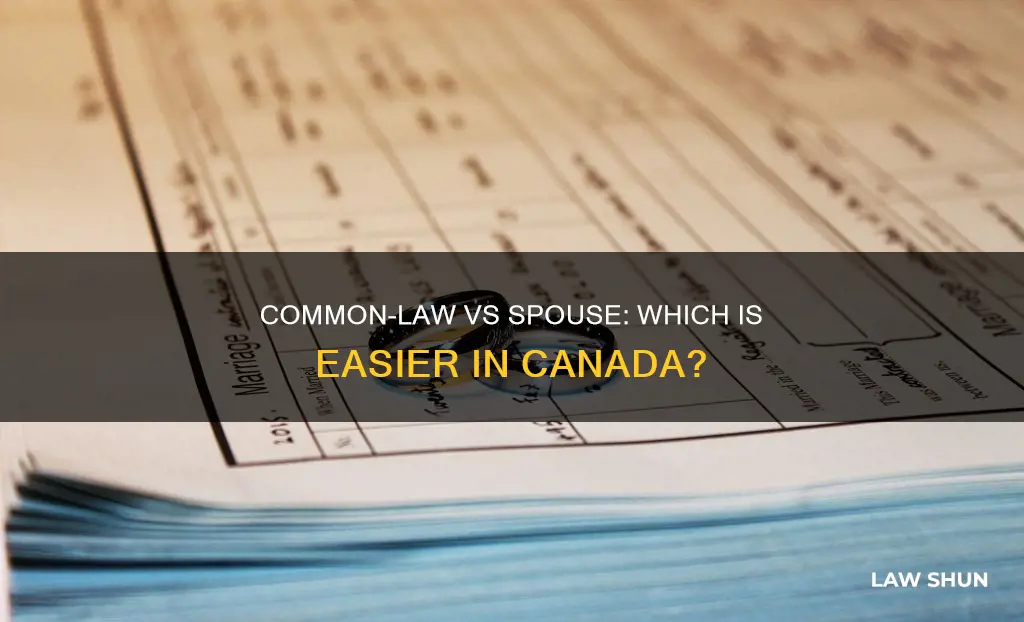 what is easier spouse or common law in canada