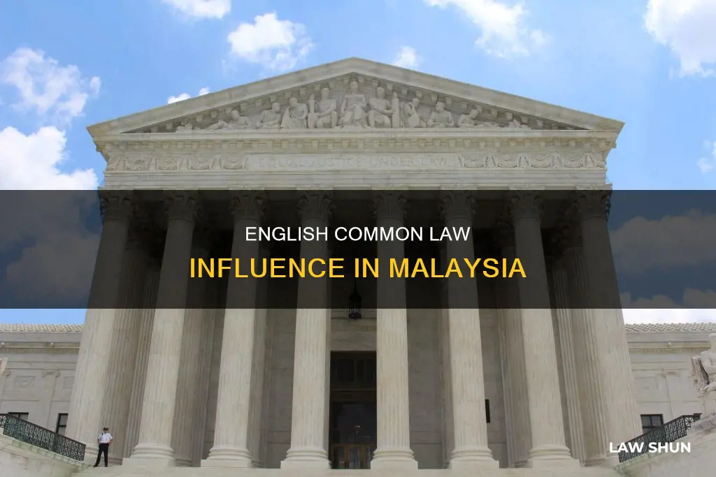 what is english common law in malaysia