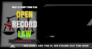 Understanding Utah's Open Records Law Exemptions: What's Not Public?