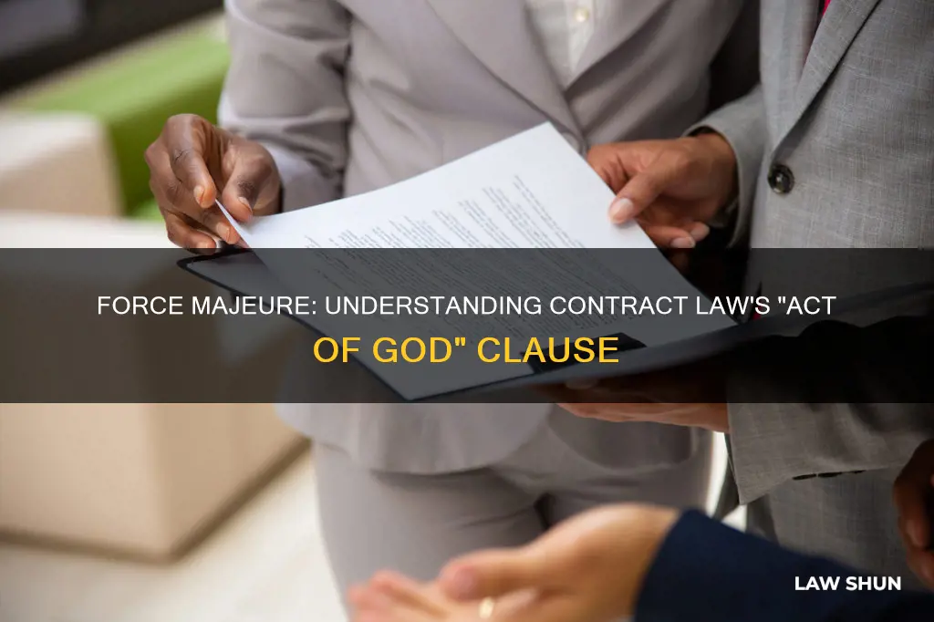 what is force majeure in contract law