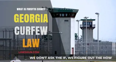 Forsyth County, Georgia Curfew Law: Understanding Local Youth Restrictions