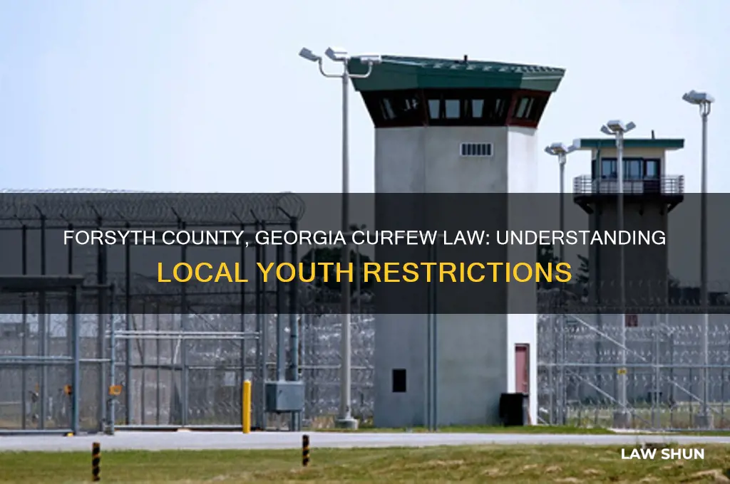 what is forsyth county georgia curfew law