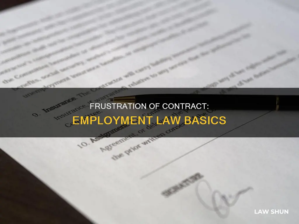 what is frustration of contract in employment law