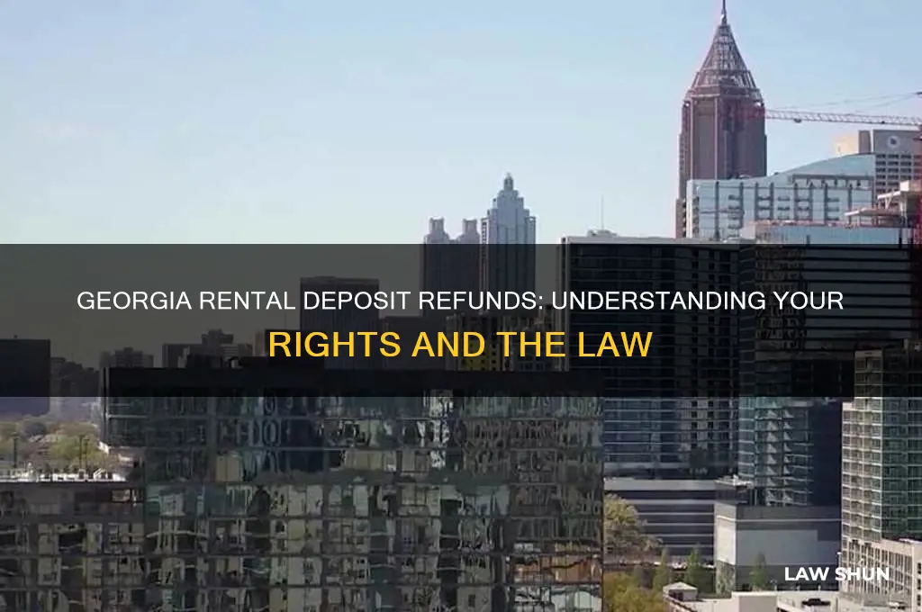 what is ga law regarding rental deposit refunds