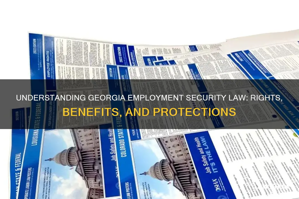 what is georgia employment security law