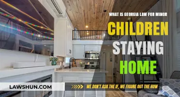 Georgia Law: When Can Minor Children Stay Home Alone?