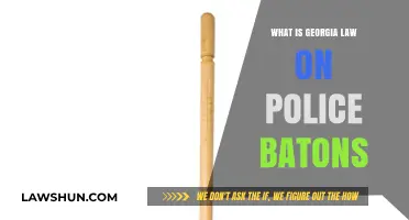 Georgia Law on Police Batons: Understanding Legal Use and Restrictions