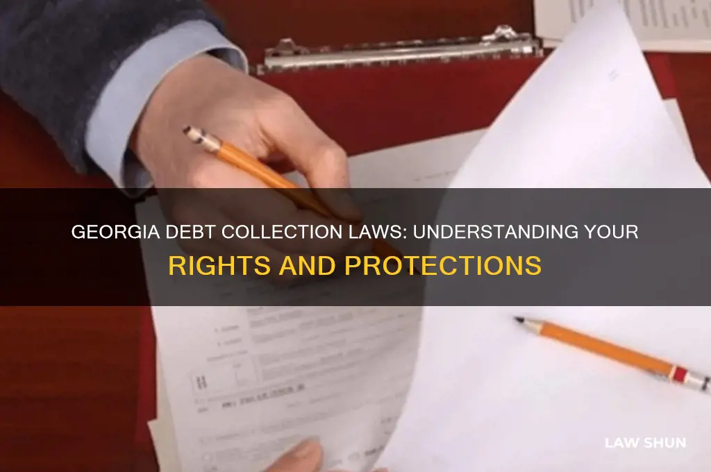 what is georgia law when it comes to debt collectors
