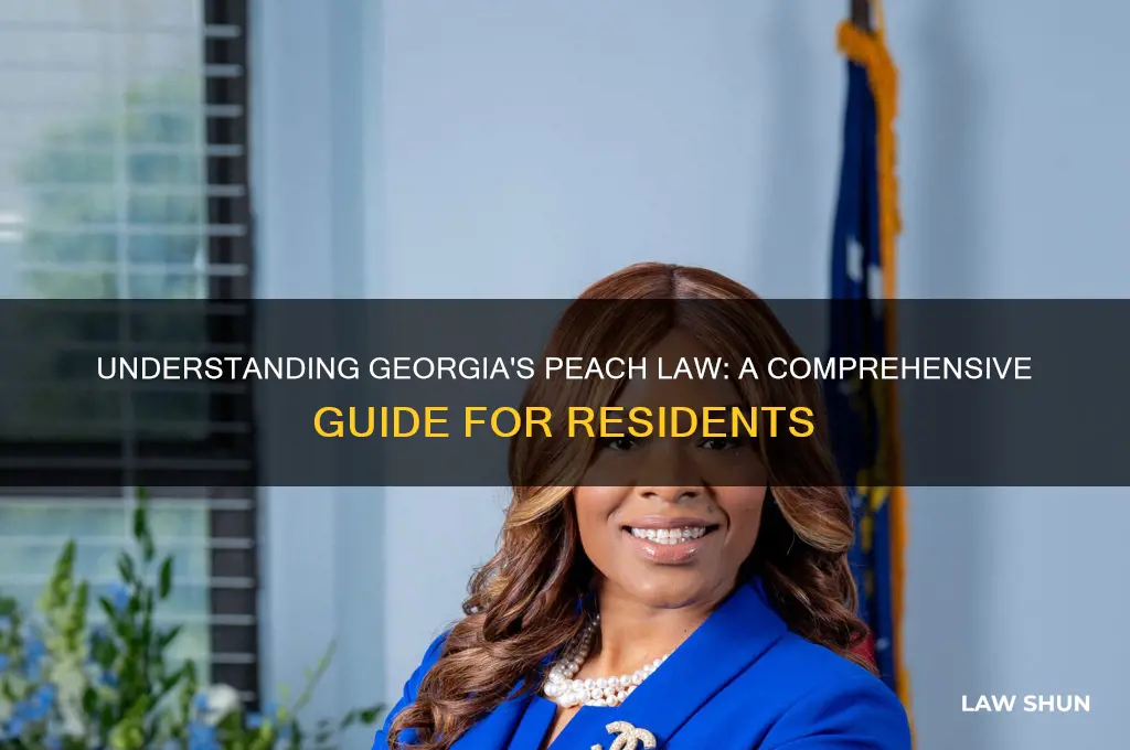 what is georgia peach law