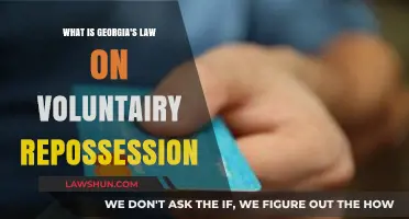 Georgia's Voluntary Repossession Law: Understanding Your Rights and Responsibilities