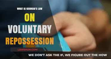 Georgia's Voluntary Repossession Law: Understanding Your Rights and Responsibilities