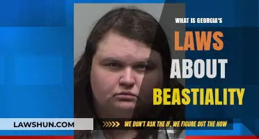 Georgia's Beastiality Laws: Understanding Legal Boundaries and Penalties