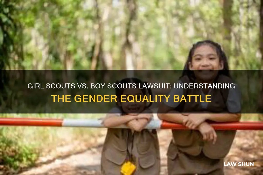 what is girl svout law suit vs boy svouts about