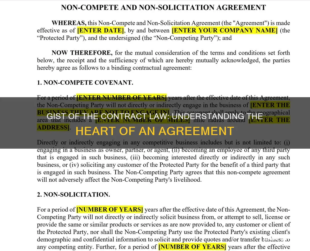 what is gist in contract law