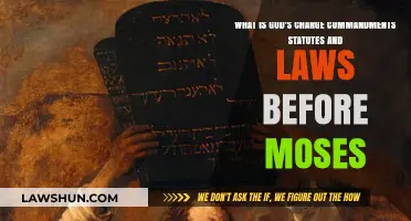 God's Pre-Moses Commandments: Statutes, Laws, and Divine Charges Explained