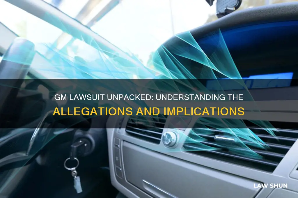 what is going on worh the law suit against gm