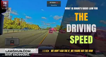 Idaho's Basic Speed Law: Understanding Safe Driving Limits and Rules