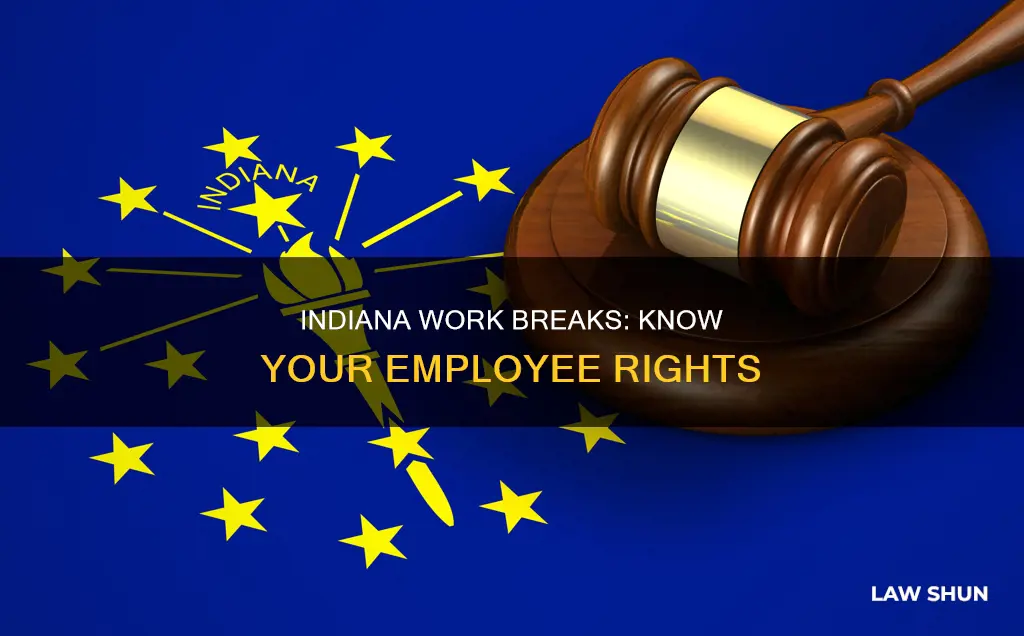 what is indiana law on work breaks