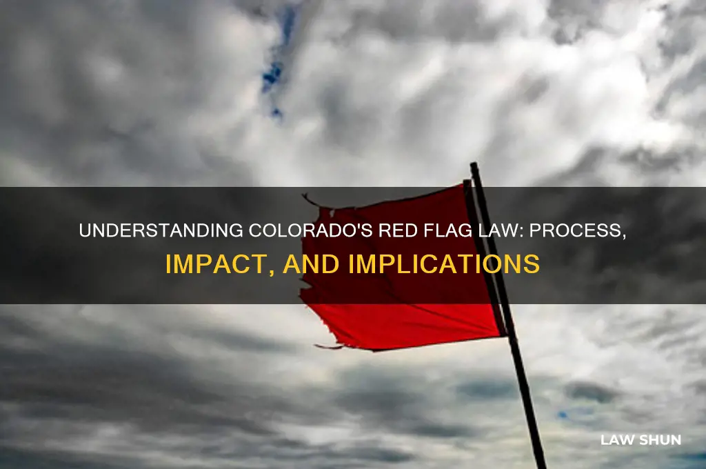 what is involved with the red flag law in colorado
