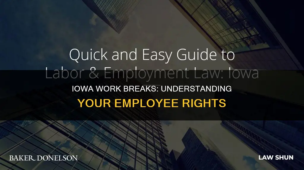 what is iowa law on work breaks